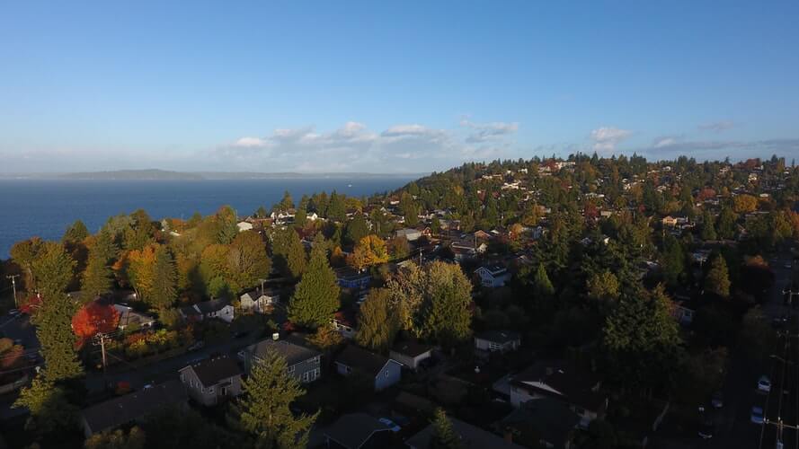 Moving to Seattle's suburban area will allow for a comfortable life.