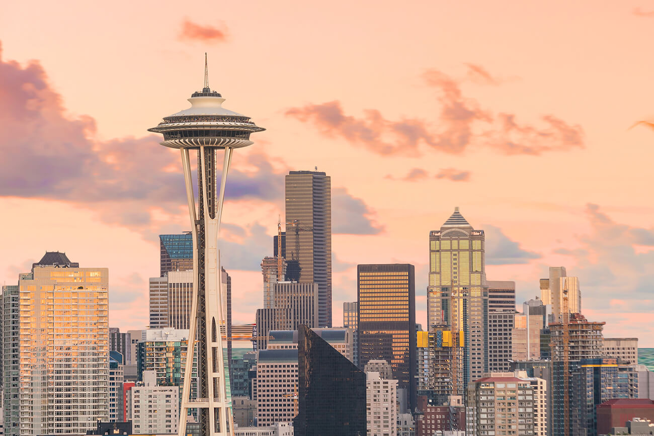 The Space Needle is located in a secure spot.