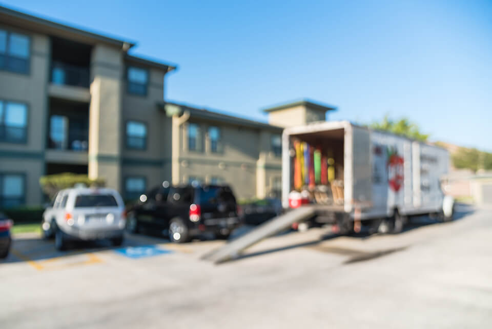 Professional movers have modern equipment