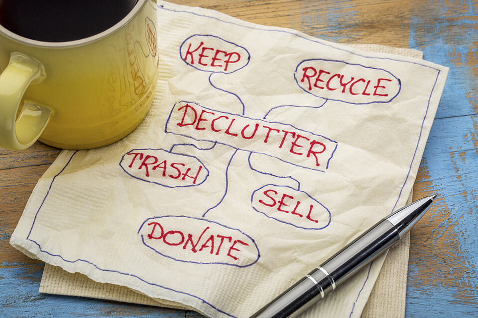 Decluttering can save you a lot of time and money