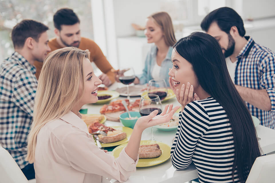 Throwing a party will encourage you to unpack as soon as possible