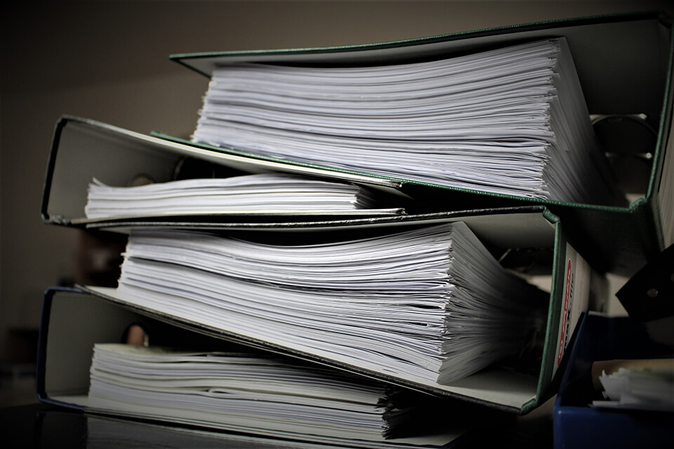 Collect all documentation before you choose what to do with each paper and file.