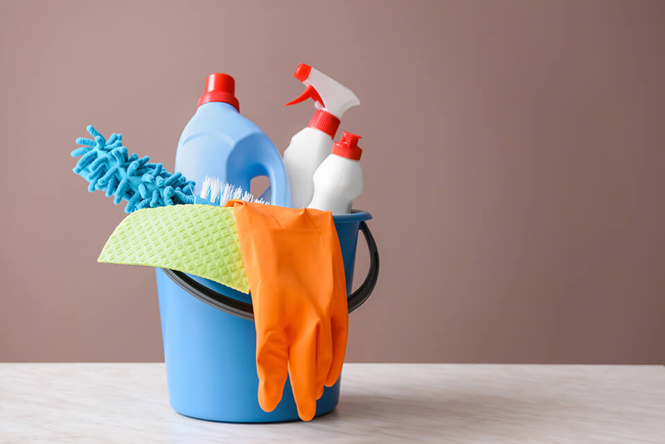 You can get a multi-purpose cleaner instead of several different kinds of chemicals