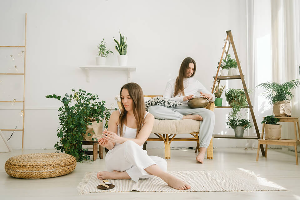 Get used to the new home by doing calming activities with your loved ones